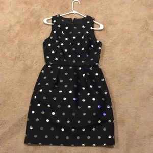 NYE Dress!! Stunning LBD with silver dots!